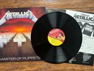 Metallica Master of Puppets LP MFN original UK pressing with inner & merch form