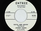 Northern Soul R&B 45 - Johnny Olenn & Extremes - Gotta' Keep Movin' - Entree