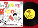 THE THREE STOOGES   THE STORY OF THE MAGIC LAMP   1963 45 AND PICTURE SLEEVE