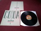 LED ZEPPELIN CODA VINYL UK 1ST PRESS A2 B SWAN SONG NEAR MINT PROG ROCK AUDIO
