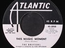 DRIFTERS: this magic moment / baltimore ATLANTIC 7