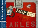 EAGLES / EAGLES LIVE, VINYL LP, OBI, 33RPM, JAPAN [2LP]