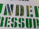 David Bowie / Queen  Under Pressure Demos. Die Cut Sleeve Green Vinyl