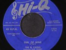 EL CAPRIS: girl of mine / these lonely nights HI-Q 7
