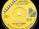 Lester Tipton - This Won't Change / How, 7