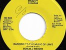 Donald Height - Dancing To The Music Of Love / Rags To Riches To Rags, 7
