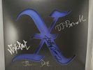 SIGNED  X - Smoke & Fiction - Blue Vinyl Record LP Exene John Doe Billy Zoom DJ