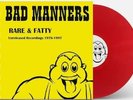 Bad Manners Rare & Fatty: Unreleased Recordings 1976-1997 limited RED LP record