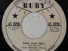 rockabilly STAN JOHNSON Baby Baby Doll, Lora Ann RUBY 45 HEAR