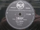 ELVIS PRESLEY 78 RPM I BELIEVE  / IT IS NO SECRET 1958 SOUTH AFRICA RCA 71.235