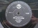 ELVIS PRESLEY 78 RPM HIS LATEST FLAME / LITTLE SISTE 1961 SOUTH AFRICA RCA71.372