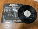 ANTHRAX -armed and dangerous FIRST PRESS U.K. MLP 1985 SHRINK