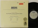 Archive red stereo Fournier Bach solo cello suites #3 & #4 198 187 gatefold