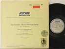 Archive red stereo Fournier Bach solo cello suites #1 & #2 198 186 gatefold