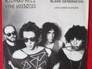 RICHARD HELL & VOIDOIDS Blank Generation 45 rpm w/PS (1977) Sire PUNK
