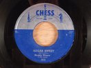 Muddy Waters & His Guitar  Sugar Sweet/Trouble No More Blues, R&B 1955 Chess