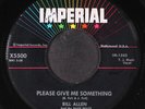 BILL ALLEN: please give me something / since i have you IMPERIAL 7