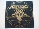 VENOM WELCOME TO HELL LP NEAT FIRST UK PRESS WITH POSTER LYRIC & SHEET ALL EX