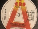 The CLASH - Straight To Hell - Should I Stay  - UK 1982 CBS Records  PROMO RARE