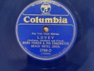Prewar Jazz 78 Mark Fisher & His Edgewater Beach Hotel Orch Columbia Royal Blue