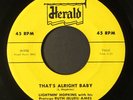 LIGHTNIN' HOPKINS: that's alright baby / finally met my baby HERALD 7