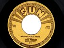 ROCKABILLY-ELVIS PRESLEY-MILKCOW BLUES BOOGIEYOU'RE A HEARTBREAKER-SUN 215