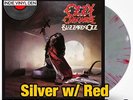 Ozzy Osbourne - Blizzard of Ozz - Silver with Red Splatter Color Vinyl Record