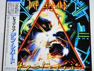 Def Leppard Hysteria Promo Vinyl Record Obi Heavy metal Hard Rock Music Japan