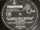THE BEATLES: Sgt. Pepper's.../A Day In The Life RARE Aussie/OZ  7