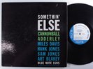 CANNONBALL ADDERLEY Somethin' Else BLUE NOTE LP mono 63rd RVG ear deep groove f