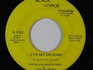 Funk/Sweet Soul 45 BLACK ACES OF SOUL Let's Get On Down/Betrothal on Black World