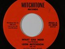 Funk 45 LEON MITCHISON What Cha Need/I'll Take You There on Mitchitone VG++/NM