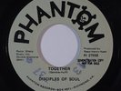 Crossover Soul/Funk 45 DISCIPLES OF SOUL Together/That's The Way Love Goes VG++