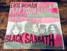Rare Black Sabbath Evil Woman/Wicked World 7” Netherlands W/Orig. Sleeve Vertigo