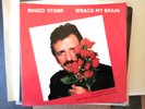 vinyl 45.  Ringo Starr, Wrack My Brain. w/ pic. sleeve & full sheet title strips