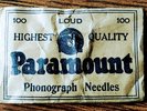 Paramount Records 78 Needles (Rare)
