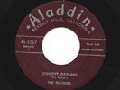 DOOWOP R&B bw/ JUMP  45  - FEATHERS   - JOHNNY DARLING  - HEAR  -1954  ALADDIN