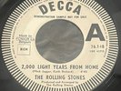 ROLLING STONES - 2000 LIGHT YEARS FROM HOME (7') - BELGIUM 1967 - TEST PRESSING
