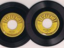 Two SUN Rockabilly 45's WARREN SMITH - ROCK N ROLL RUBY / UBANGI STOMP #239 #250