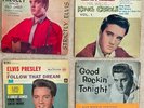 Elvis Presley 4 x Original 7 inch EP 1957-62, NM- to Ex, Inc Good Rockin Tonight