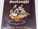 Onslaught Power From Hell LP OG 1st Press Thrash EX/VG+ Slayer Venom Metallica