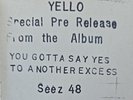 Yello - Special Pre Release From The Album You Gotta Say Yes To Another Excess