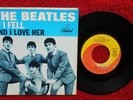 THE BEATLES    AND I LOVE HER    1965 45 AND PICTURE SLEEVE    RARE ERROR LABEL