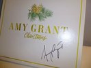 Super Rare Amy Grant Signed in Person Christmas 3 LP Album Set - EXCELLENT