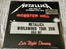 Metallica - Live At Webster Hall LP Vinyl - 9/27/16 New & Sealed w/ Hype - RARE