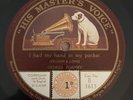 His Masters Voice B1613 - 78rpm Record - George Formby (My Pocket / Struck Me)