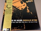 DONALD BYRD - BYRD IN HAND - BLUE NOTE LP 1985 W/ OBI NM- (BB-350)
