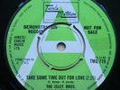 THE ISLEY BROTHERS: TAKE SOME TIME OUT FOR LOVE - UK MOTOWN TMG 719 DEMO (1969)