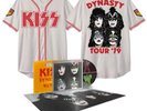 KISS  DYNASTY 45TH ANNIVERSARY PICTURE DISC  & 79 BASEBALL JERSEY XXL Size