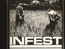 INFEST slave Red Vinyl Neanderthal Crossed Out Spazz
